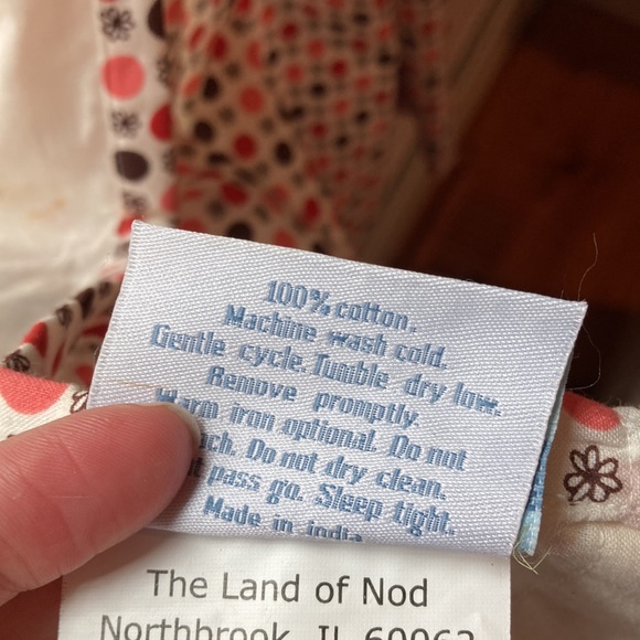 LAND OF NOD *4 Panels* 50"x63" Polka Dot Spotty Curtains Lined - Picture 10 of 11